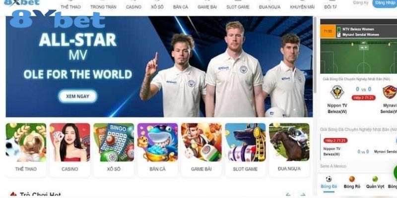 Khám phá những tựa game nổi bật tại nhà cái uy tín 8XBET